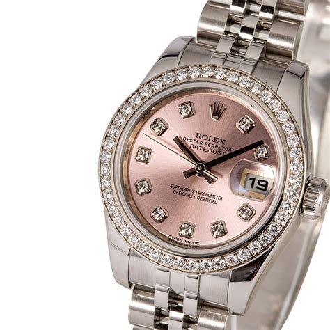 ladies diamond rolex